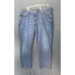 Levi's 541 Athletic Taper Jeans Men's 42x30 Dark Blue Denim Big Tall Stretch